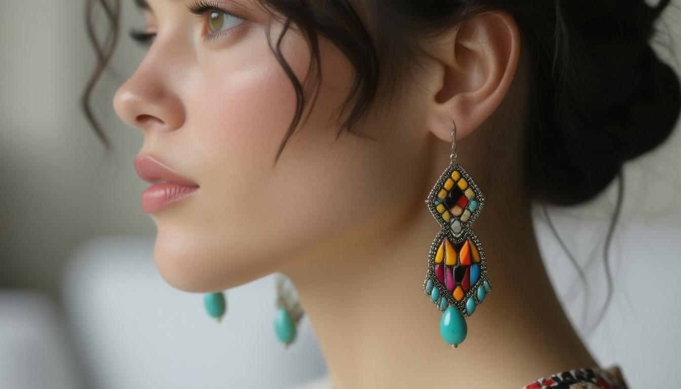 Artistry Unveiled: The Beauty of Mosaic Earrings