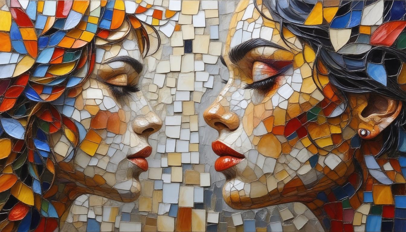 Crafting Narratives Through Colors: The Art of Mosaic Storytelling