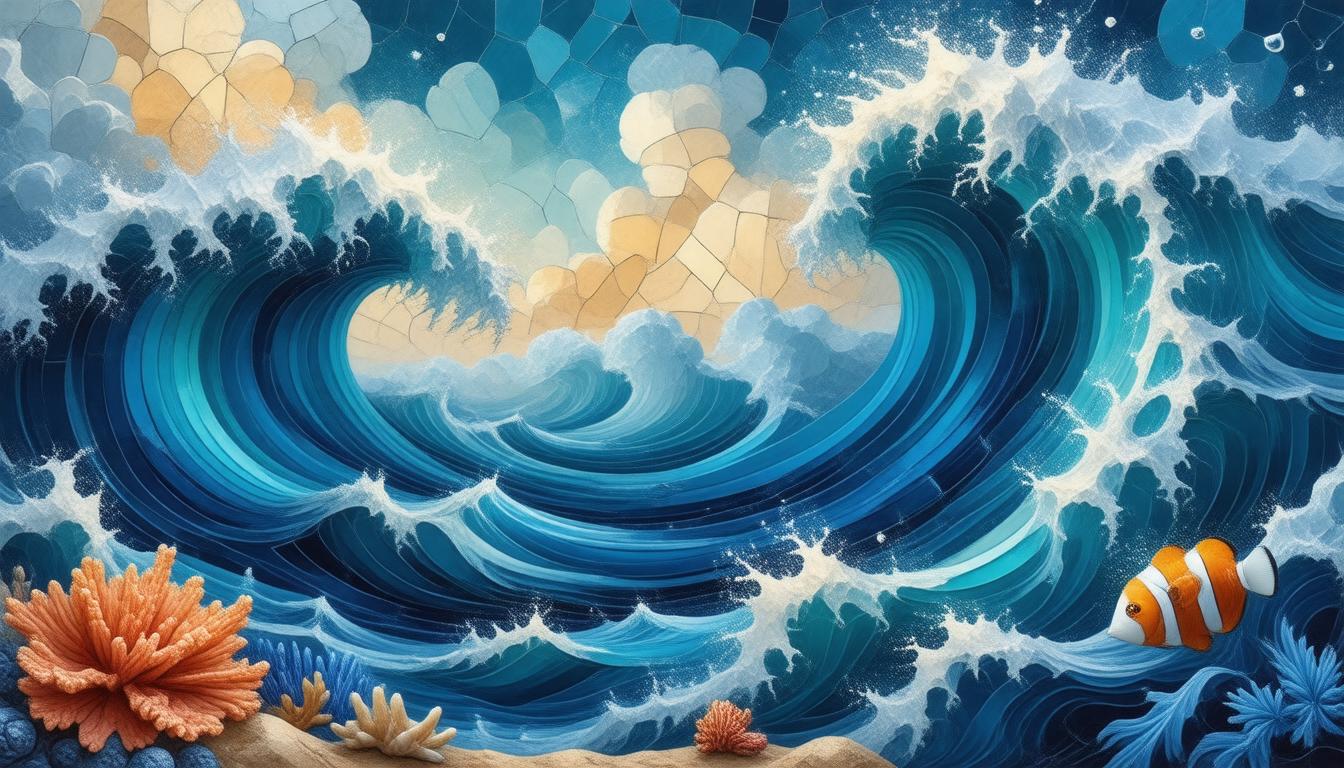 Waves of Creativity: Stunning Ocean-Inspired Mosaics That Capture Nature's Beauty