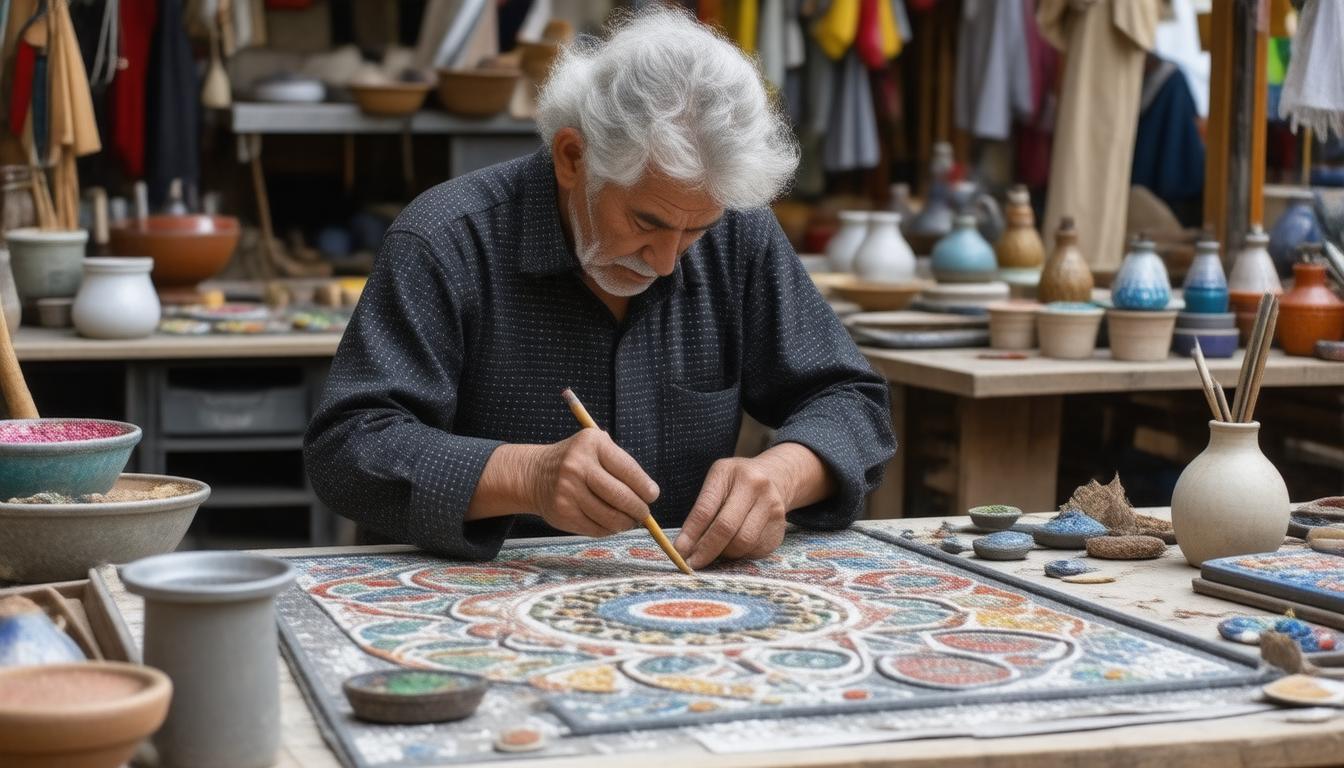 Reviving a Timeless Tradition: Dong Ruijing's Journey in Filigree Mosaic Art Training and Innovation