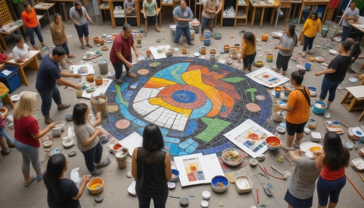 Crafting Community: The Art and Joy of Collaborative Mosaics