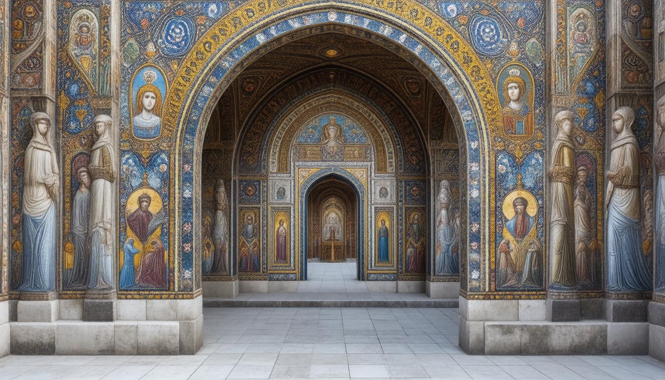 Exploring the Beauty and Symbolism of Religious Mosaics in Art and Architecture