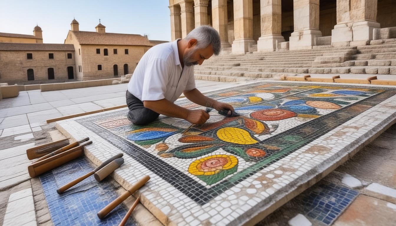 Reviving Splendor: The Art of Mosaic Restoration Revealed