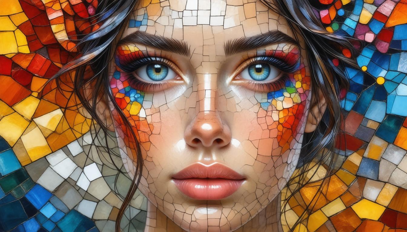 Stunning Mosaic Portraits: A Masterful Fusion of Art and Identity