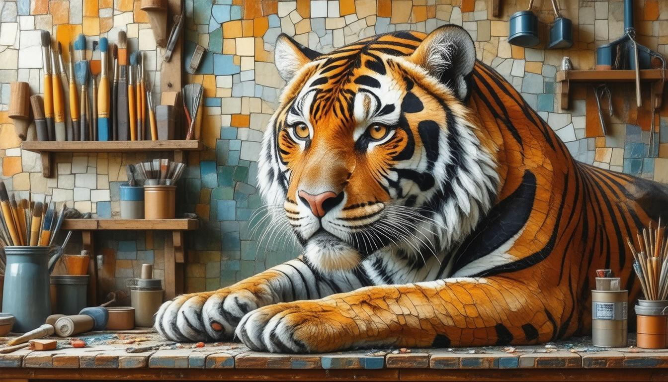 Unlocking the Art of Tiger Mosaic: A Captivating Journey into Creative Crafting