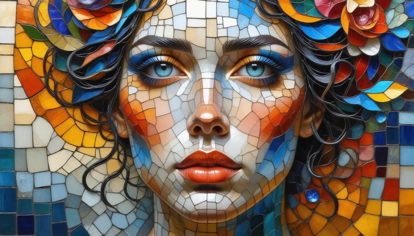 Fragmented Beauty: Exploring the Art of Mosaic Portraits