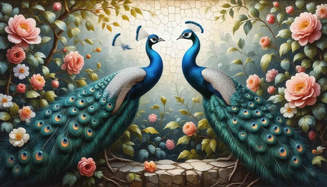 Transform Your Space with Stunning Peacocks Mosaic Art: A Guide to Crafting Beauty