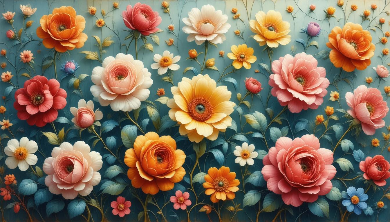 Nature's Tapestry: Exploring the Beauty of Floral Mosaic Patterns