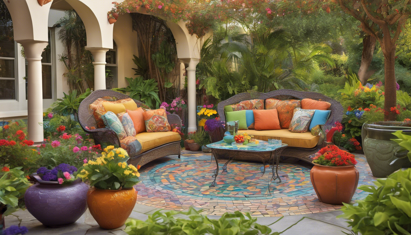 Transform Your Outdoor Spaces with Stunning Mosaic Patios and Garden Accents