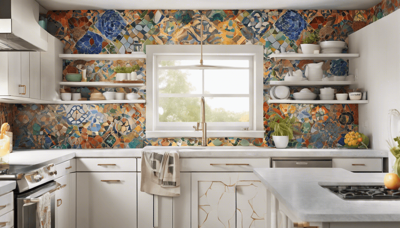 Transform Your Space: Create a Stunning Gaudi-Inspired Mosaic Backsplash for Your Kitchen