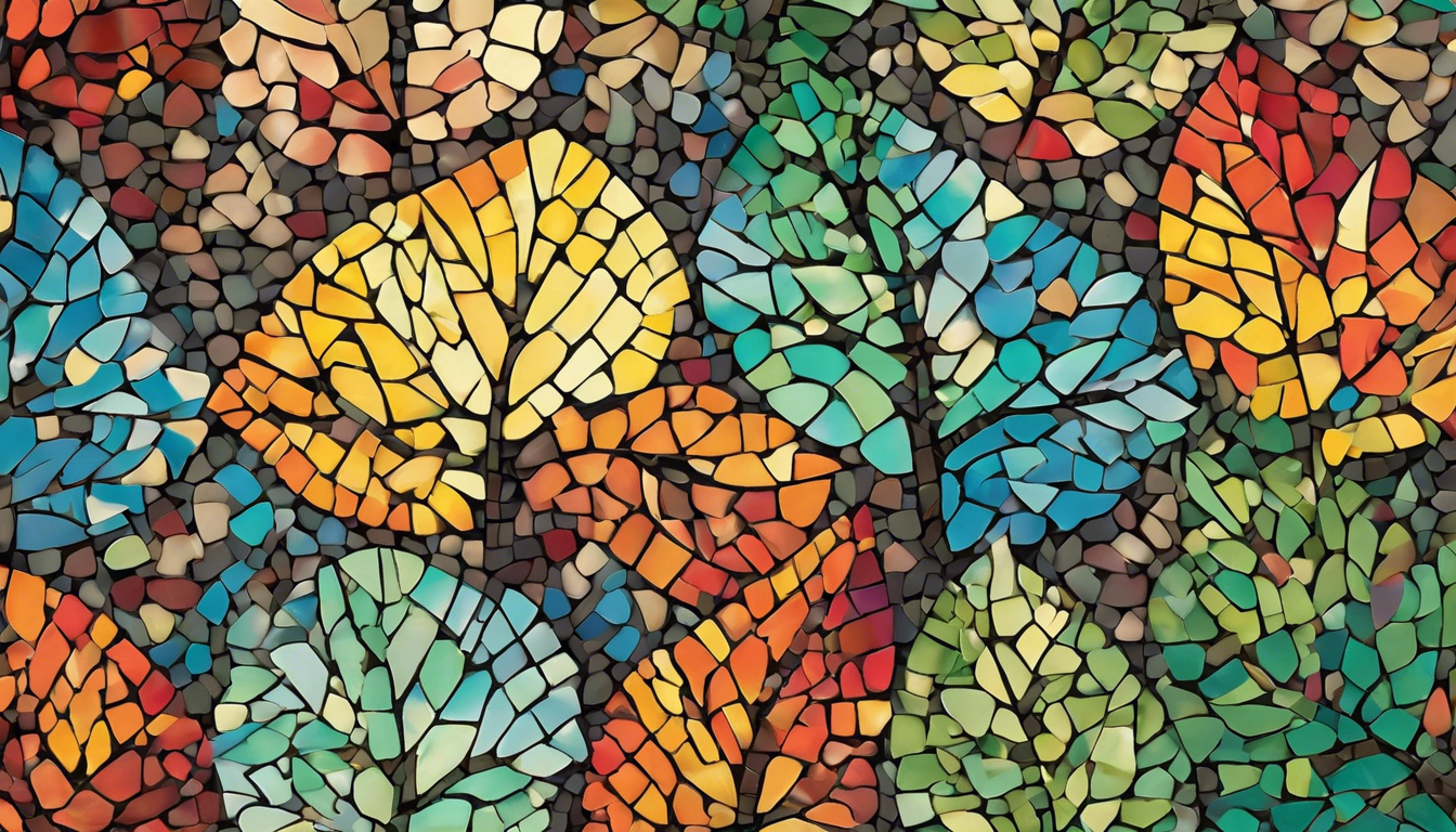 Unveiling Nature's Artistic Influence: Mosaics Inspired by Leaves, Flowers, and Trees