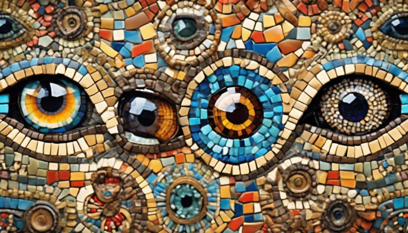 Mastering Mosaic Animal Eyes: A Step-by-Step Guide to Captivating Designs Using Ancient Techniques