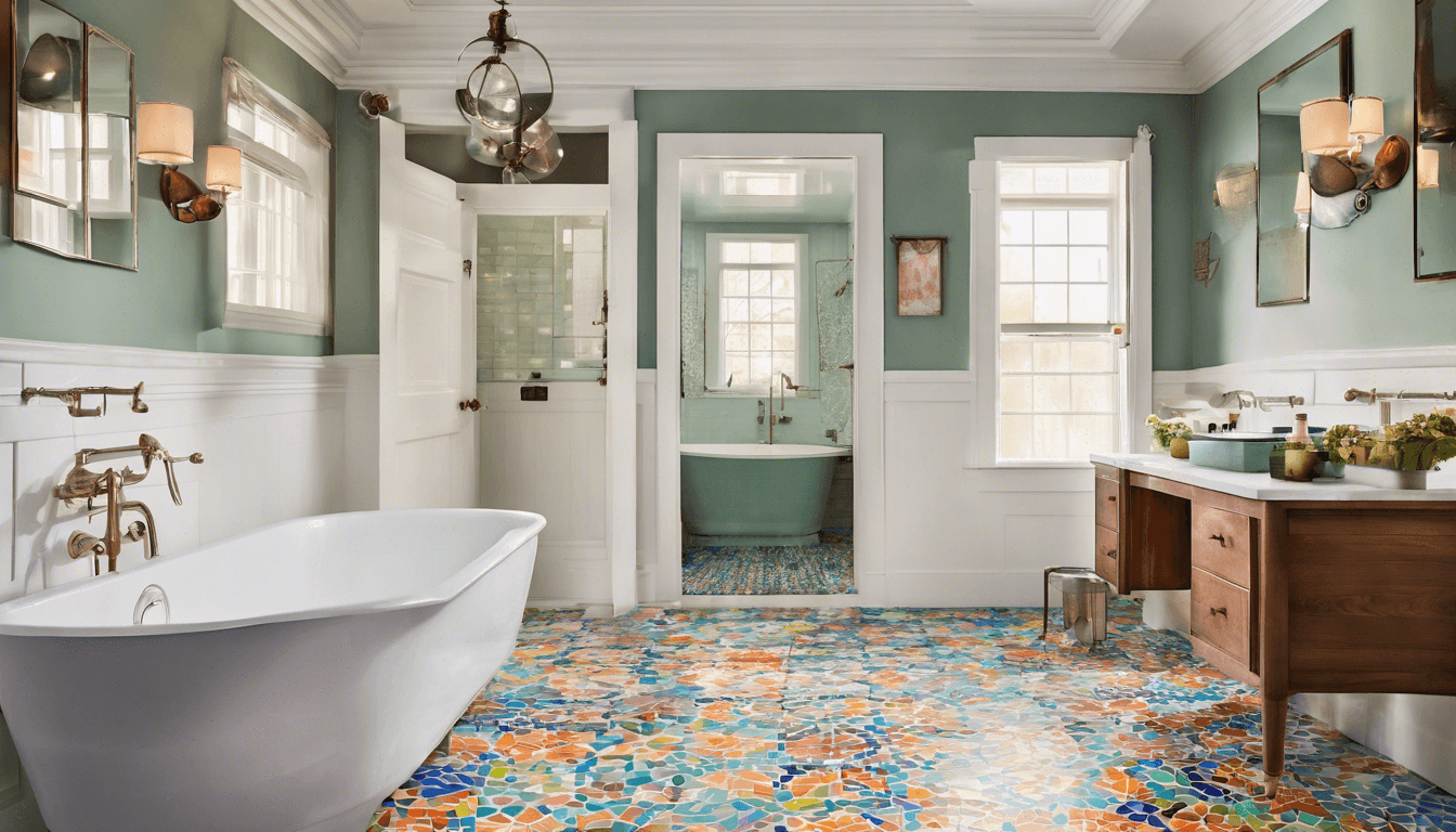 Transform Your Space with Stunning Bathroom Floor Tiles Mosaic Designs