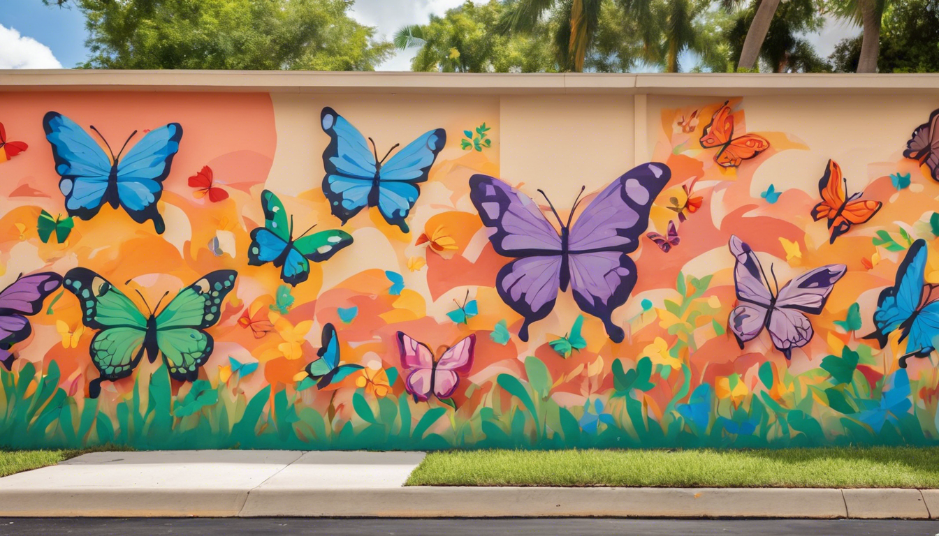 Transforming Schools: The Joy of a Butterfly Mural at G.W. Carver Elementary in Coral Gables