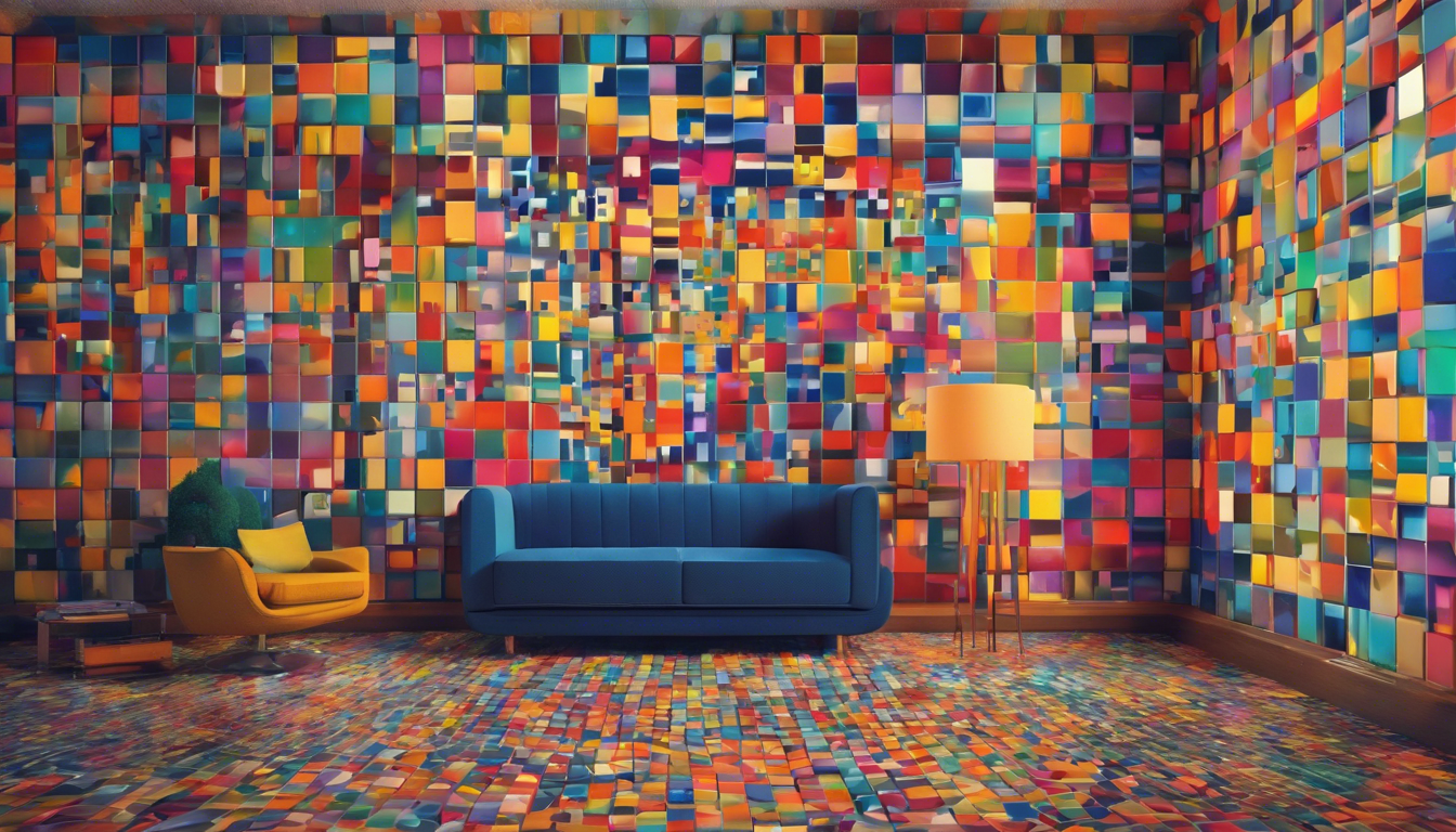 Transform Your Space with Stunning Pixelated Mosaics: A Journey into Digital Artistry