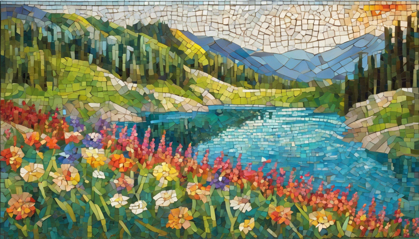 Unveiling Nature’s Beauty: Exploring Scenic Landscapes Through Mosaic Art