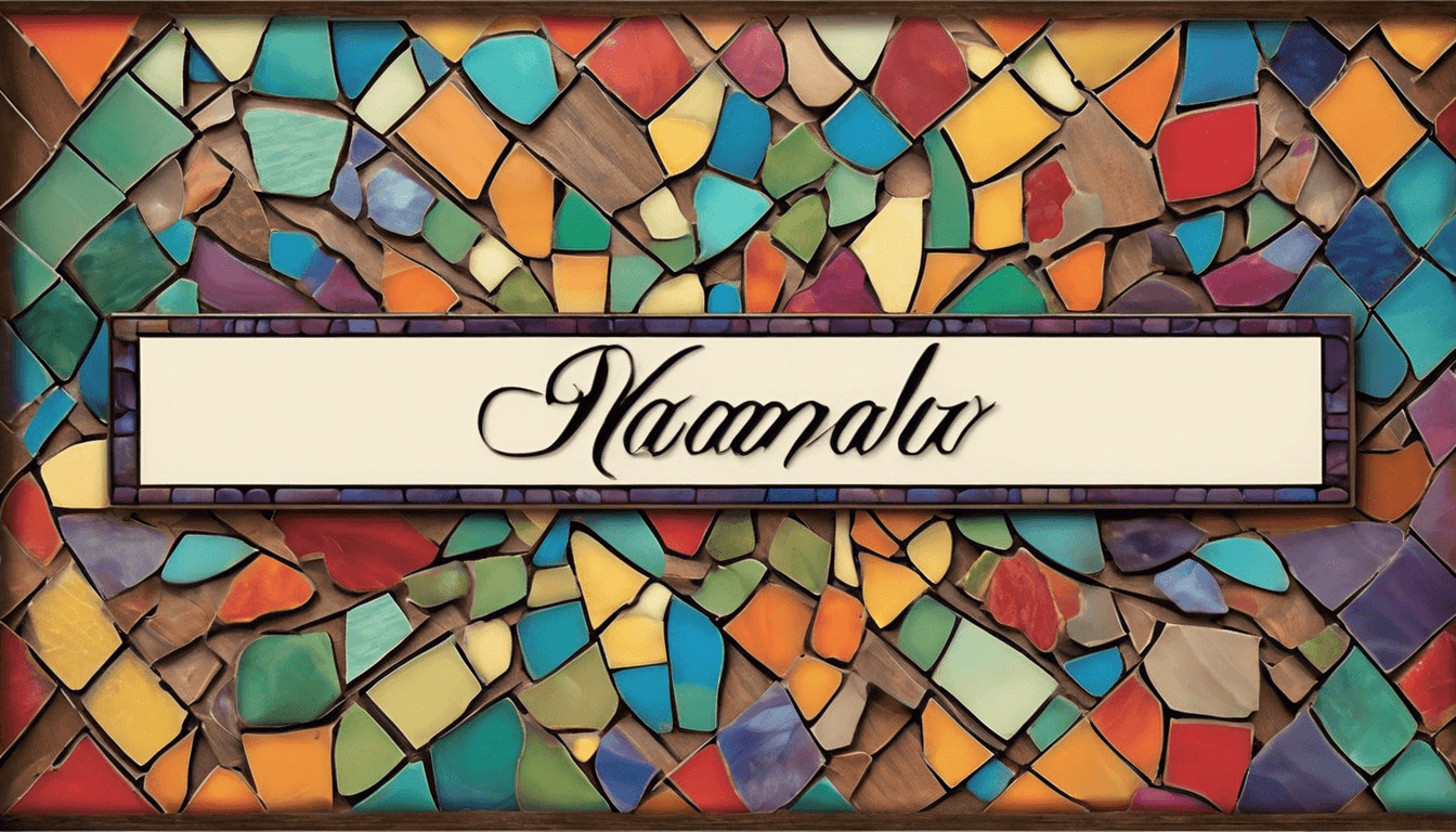 Unlock the Beauty of Custom Mosaic Nameplates: Personalization at Its Finest