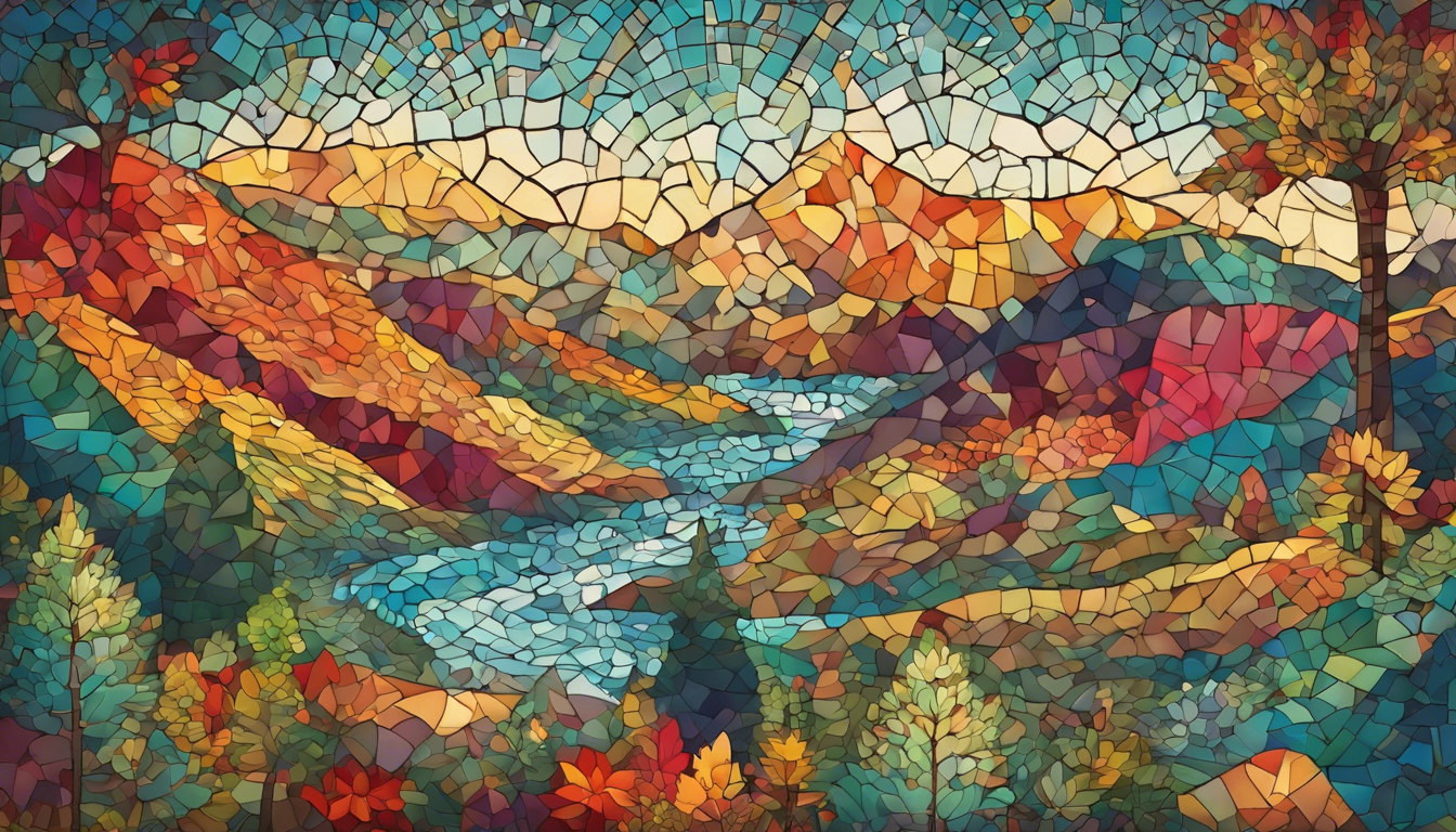 Exploring the Vibrant World of Mosaic Landscapes: A Journey Through Color and Creativity