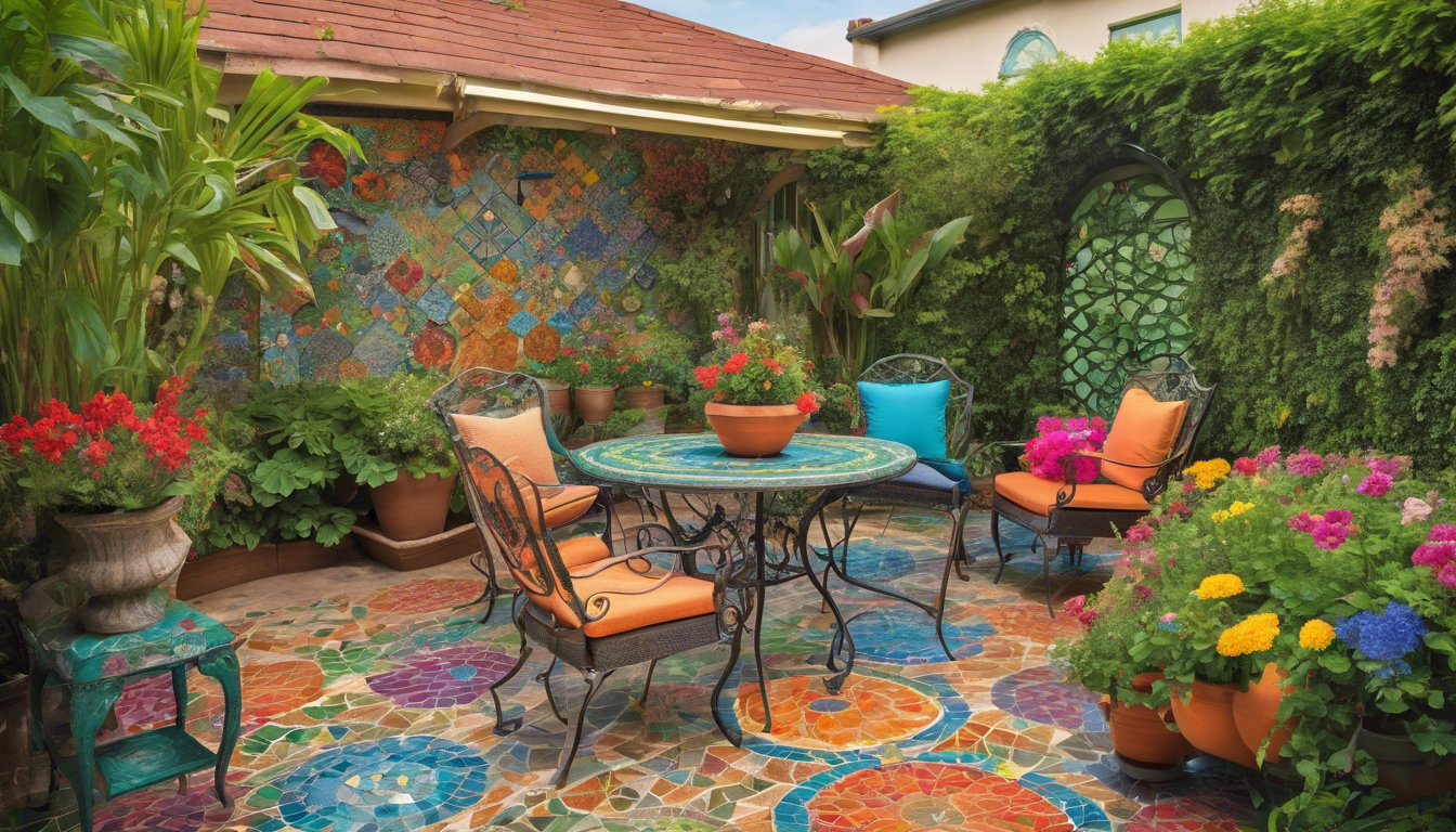 Transform Your Outdoor Space: Discover the Timeless Beauty of Mosaic Patios and Garden Accents!