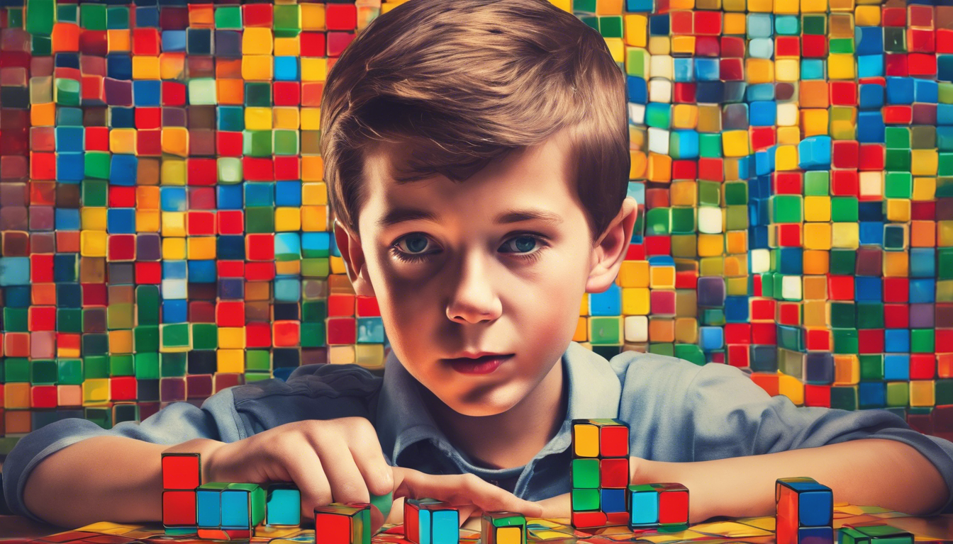 Young Prodigy Henil Sets Rubik's Cube Record with Stunning Portrait of Queen Elizabeth II