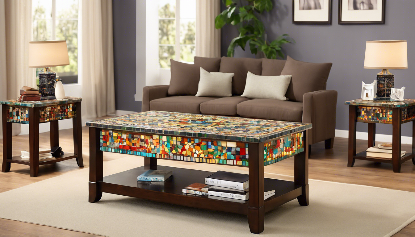 Elevate Your Living Space: The Charm and Craftsmanship of Mosaic Coffee Tables