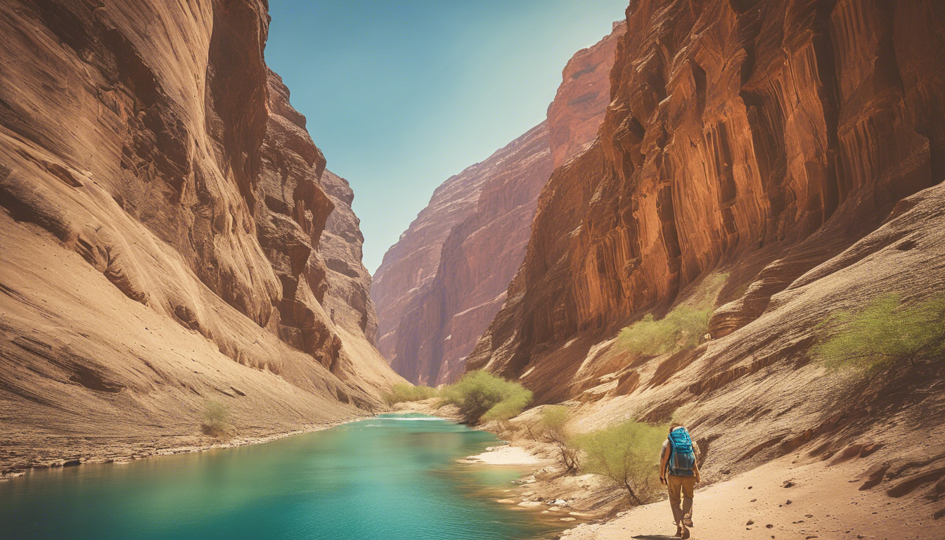 Hiking in Wadi Mujib