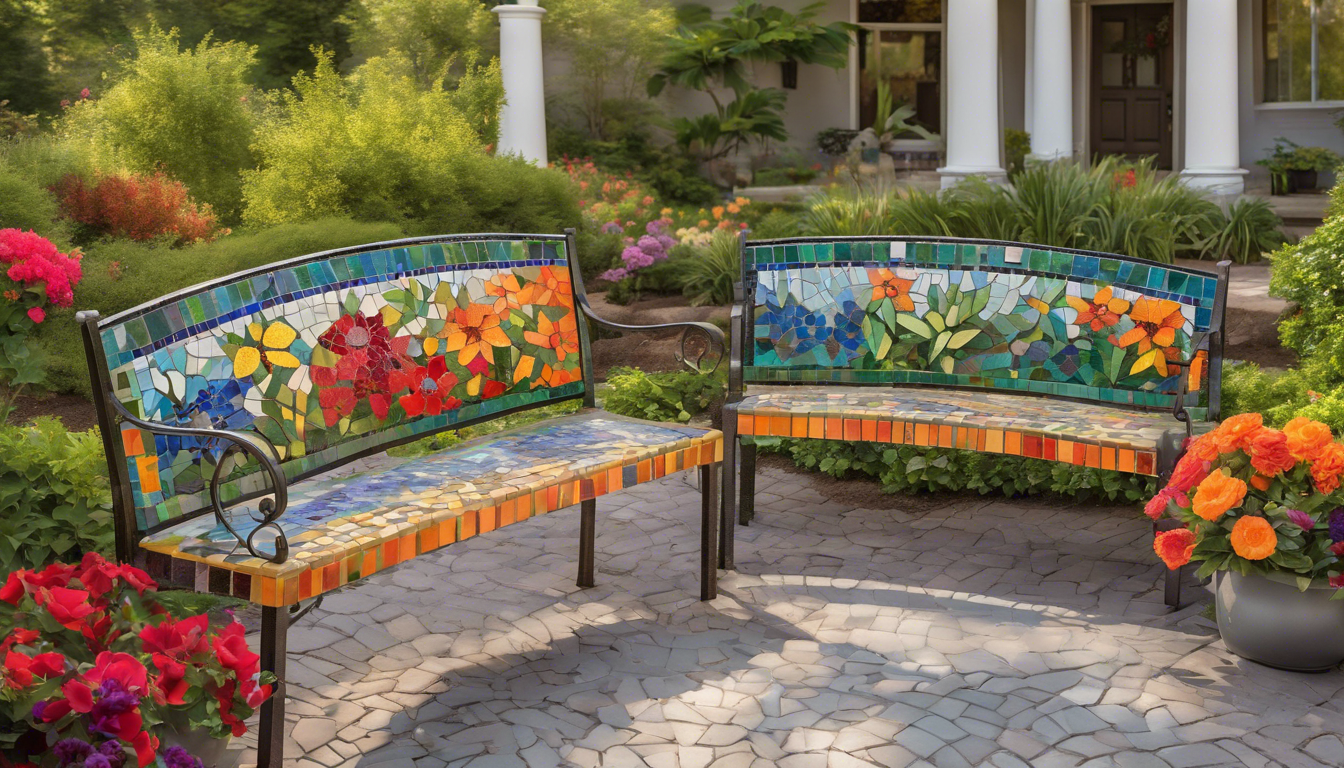 Transform Your Outdoor Space: The Art of Mosaic Benches for Style and Comfort