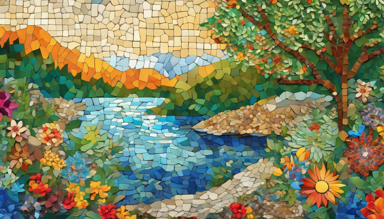 Crafting Nature's Beauty: A Guide to Creating Stunning Nature-Themed Mosaics