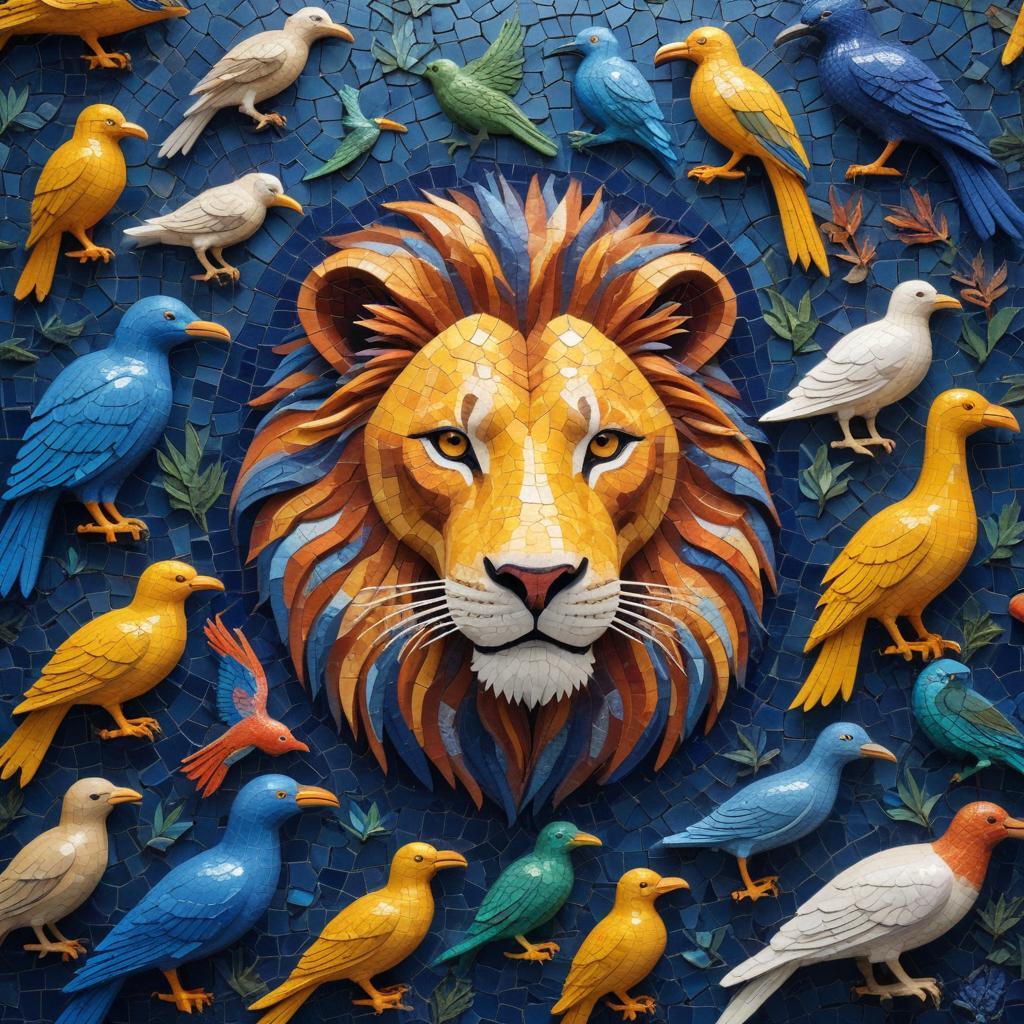 Animals Mosaic - ChicMozaic