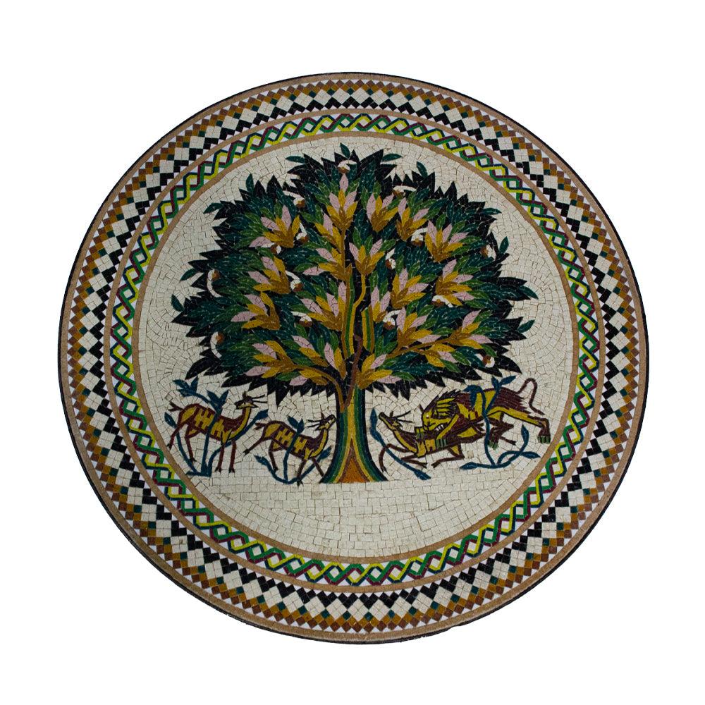 Tree of life design with the Animals - Handmade - ChicMozaic