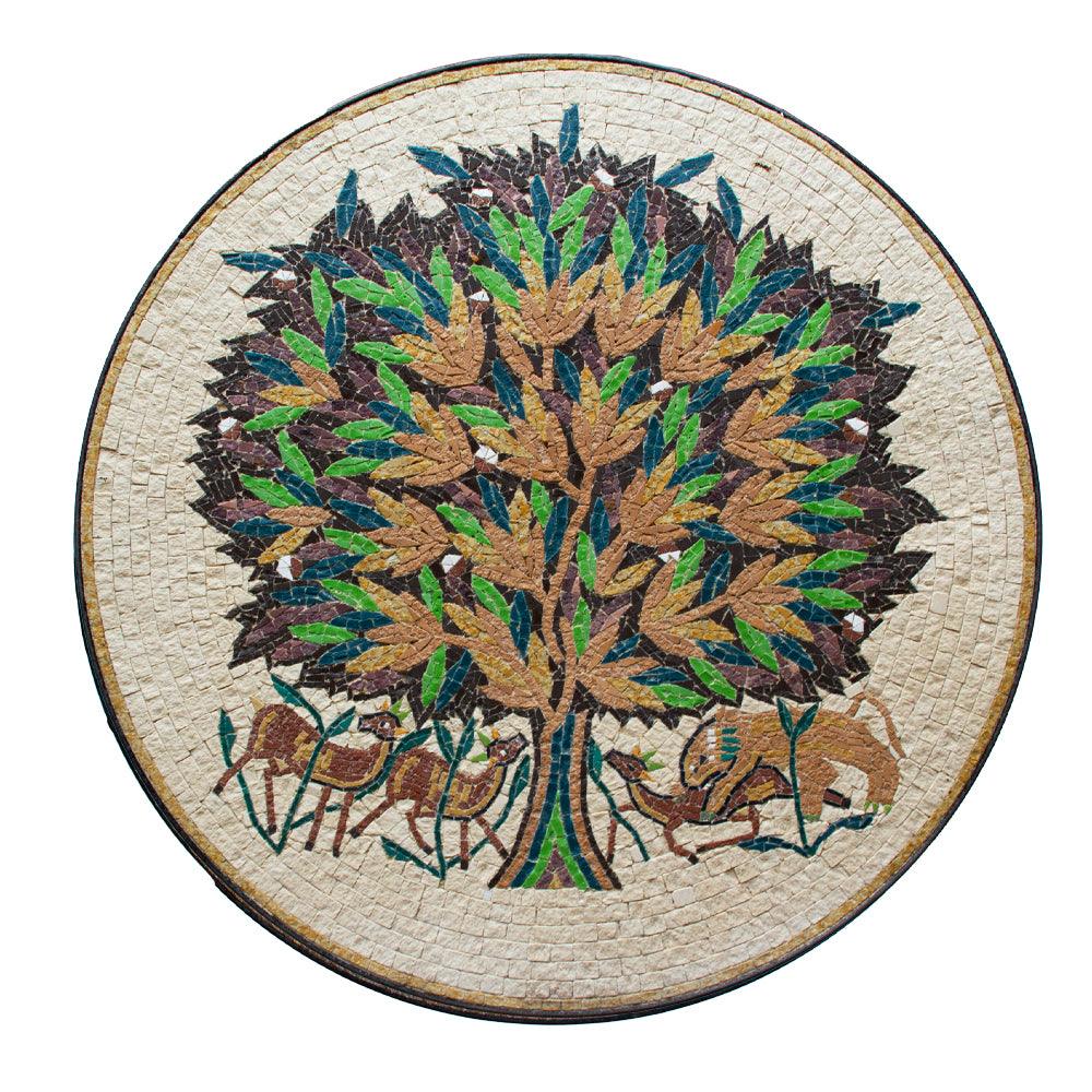 Tree of life design with the Animals - Handmade - ChicMozaic