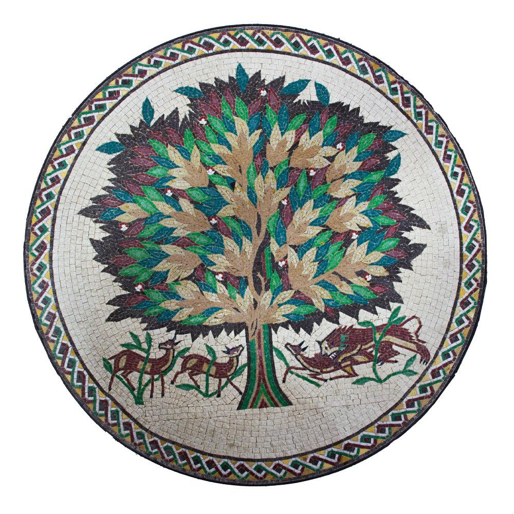 Tree of life design with the Animals - Handmade - ChicMozaic