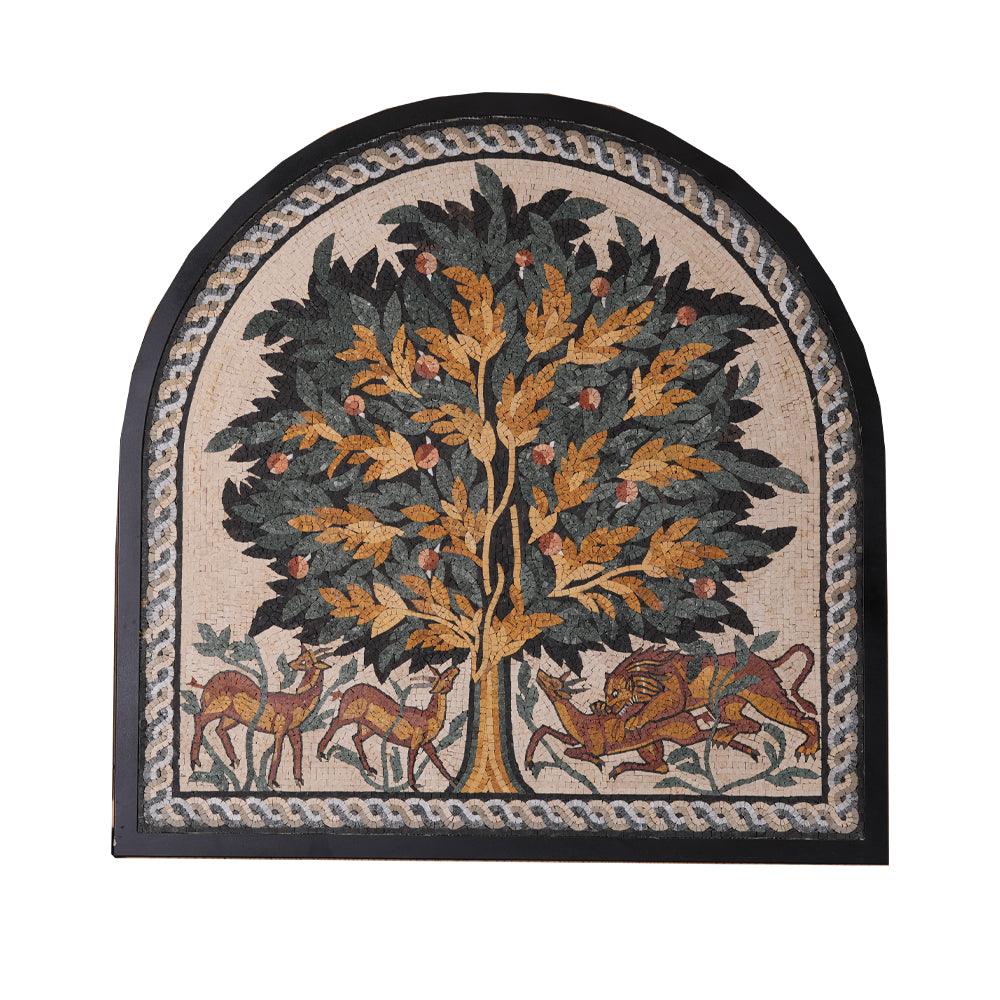 Tree of life design with the Animals - Handmade - ChicMozaic