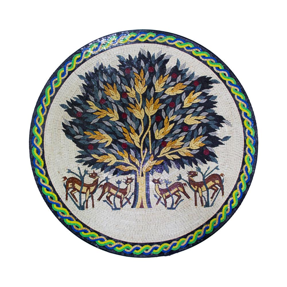 Tree of life design with the Animals - Handmade - ChicMozaic