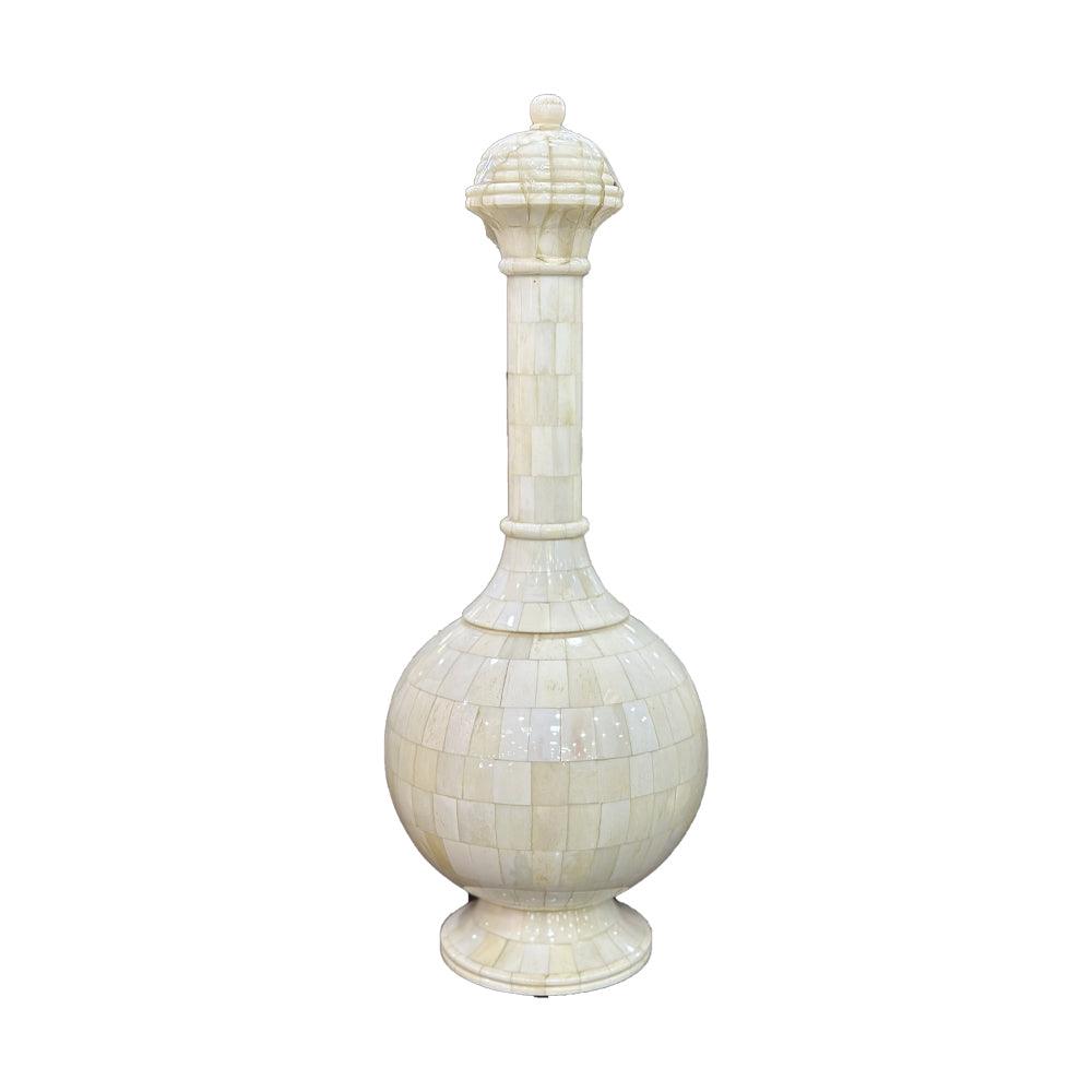 Handmade vase of wood - ChicMozaic