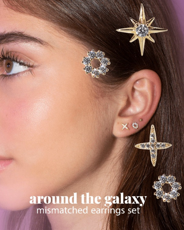 Around the Galaxy Earrings