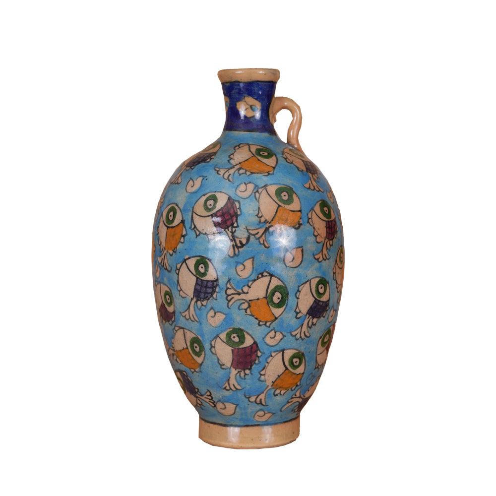 A vase made of ancient ceramic representing the Dead Sea - ChicMozaic