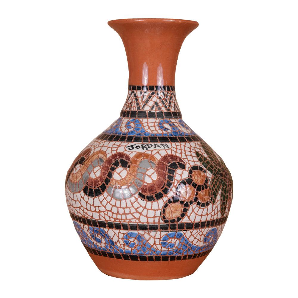 Ceramic Vase representing the grapes - ChicMozaic